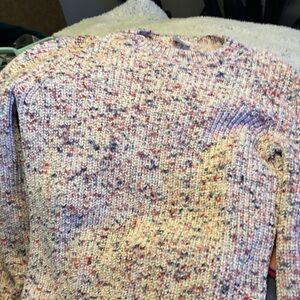 Wonder Nation Women's Speckled Knit Sweater